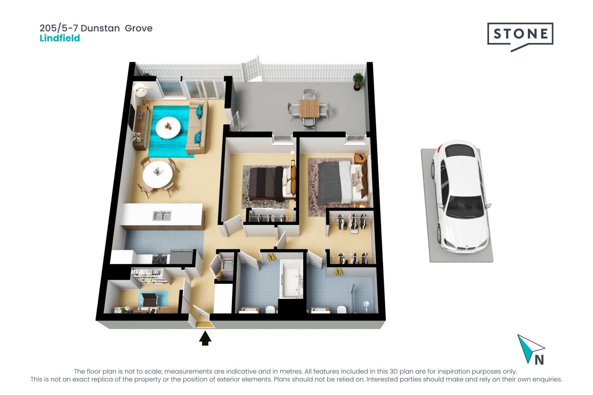 Sophisticated 2-Bedroom + Study Apartment in the Prestigious Crimson Hill Development