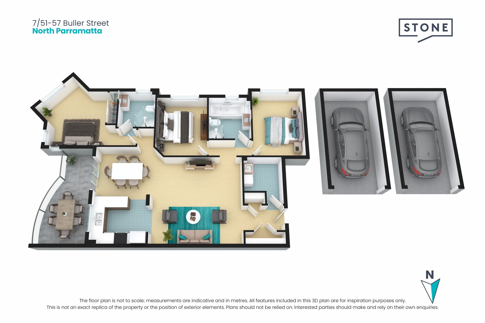 Spacious Three-bedroom Apartment Opposite Doyle Ground