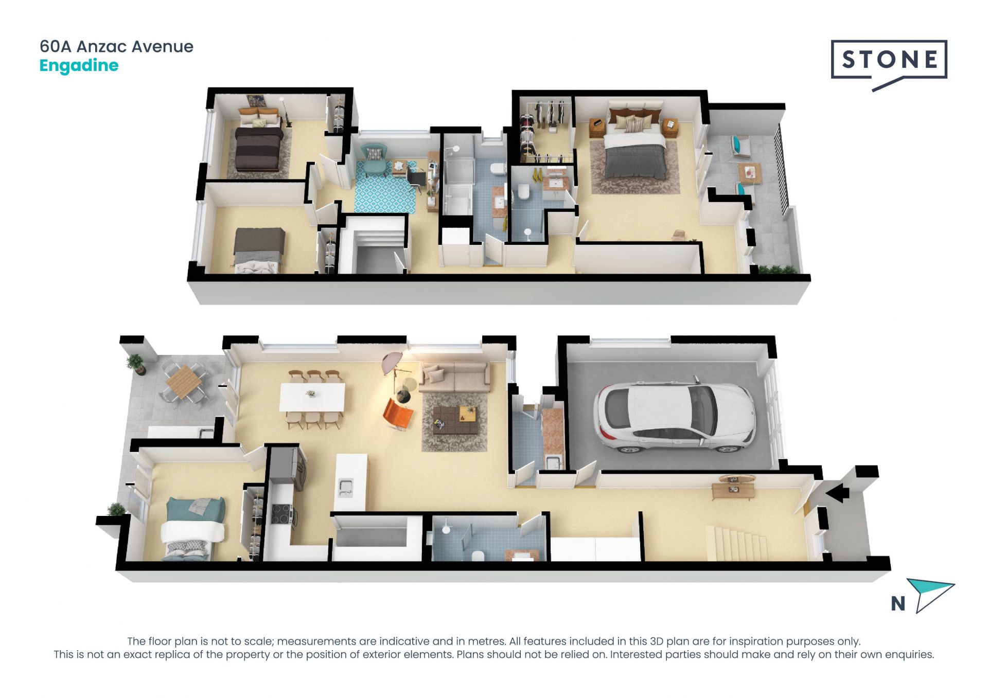 Contemporary duplex promises convenient living