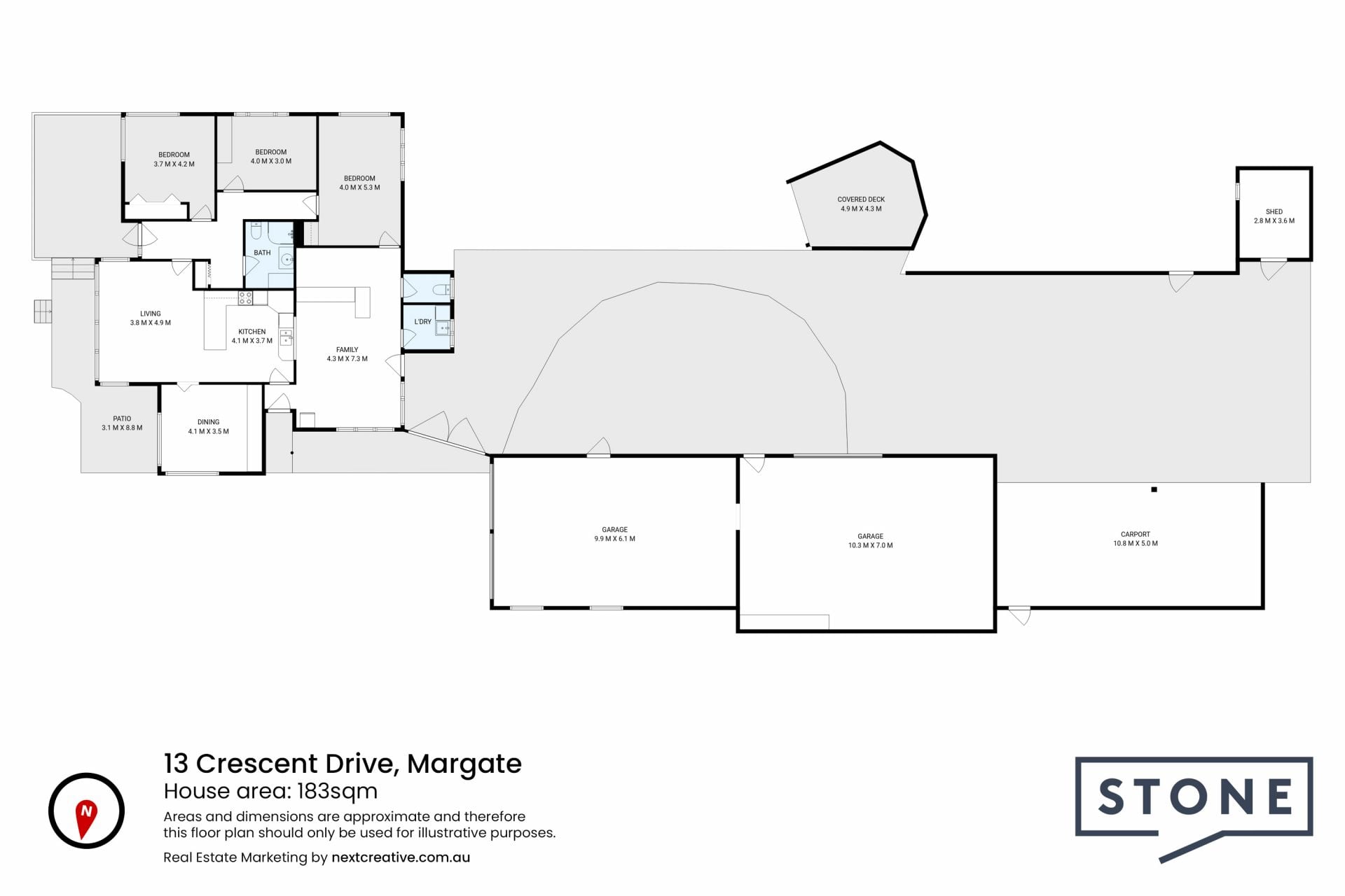 10-Car Undercover Parking – A Rare Margate Property with Space & Potential