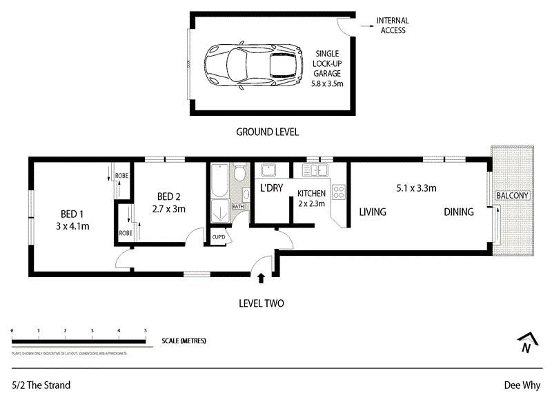 Beachfront apartment