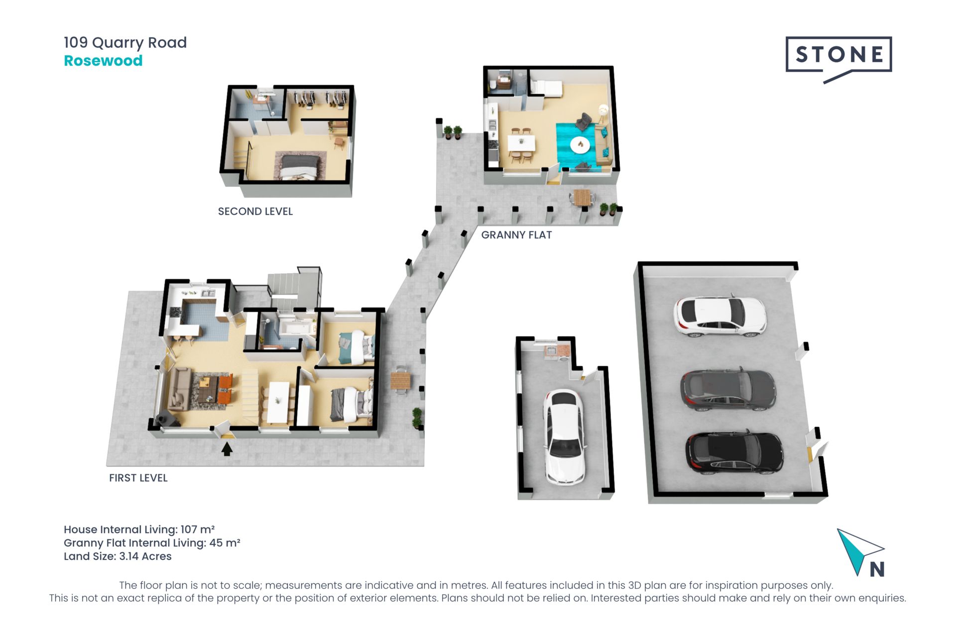 Dual Living Acreage Sanctuary – House, Granny Flat & Shed on 1.27ha