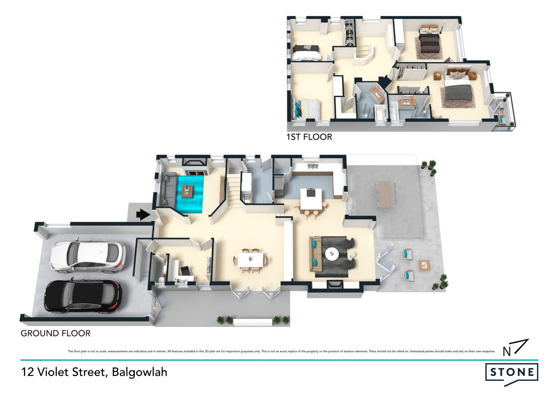 Executive family entertainer set in landscaped garden paradise
