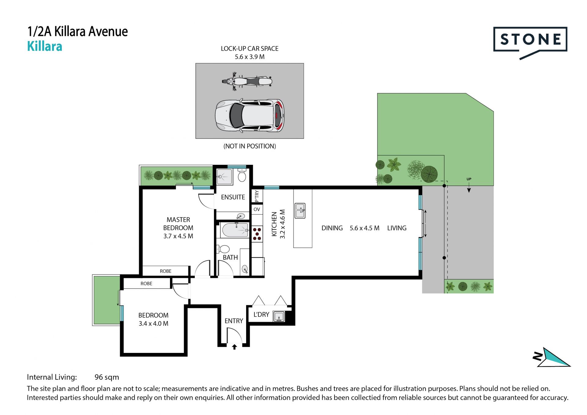 Full brick garden apartment enjoys north sun and walk to rail