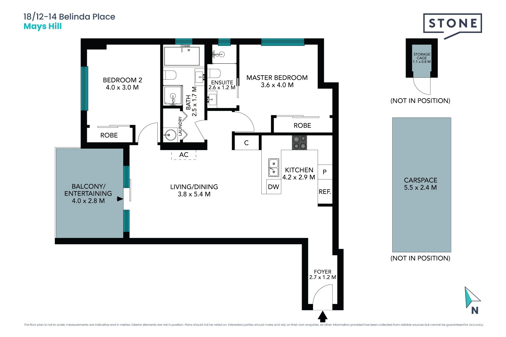 Modern Apartment in Cul-de-sac Location