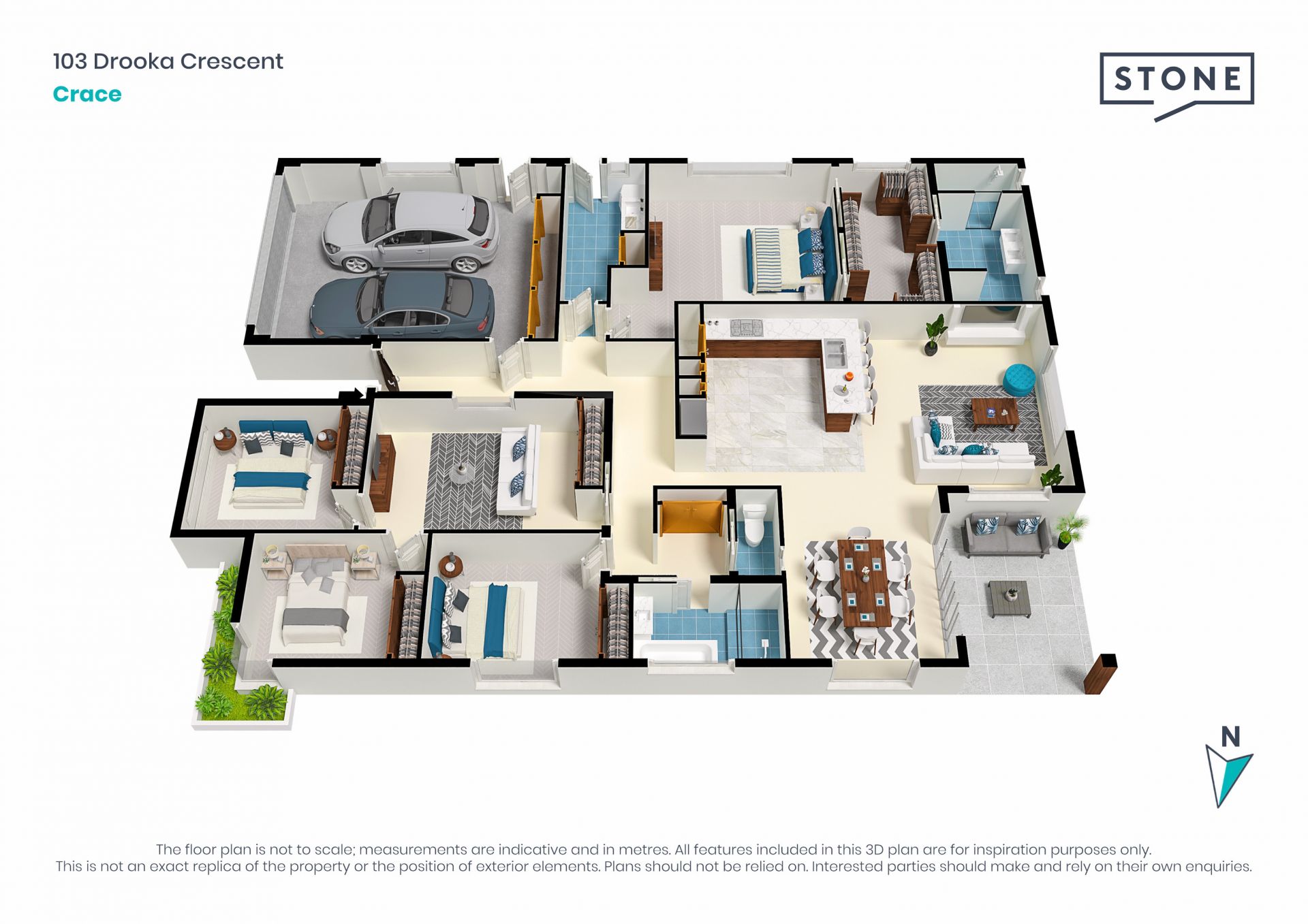 Custom designed home backing reserve!