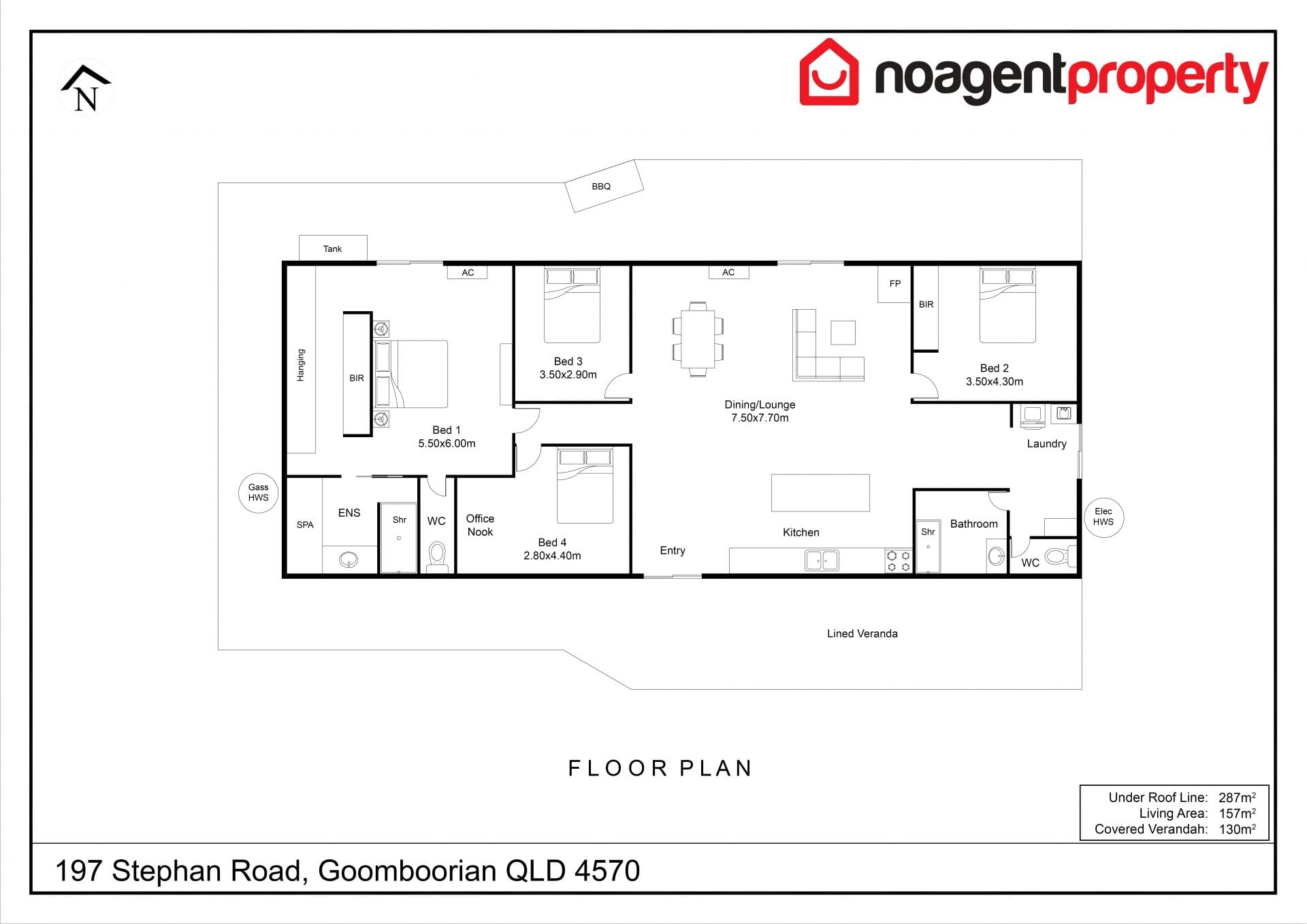 197 Stephan Road, Goomboorian For Sale by Farmbuy.com - floorplan 1