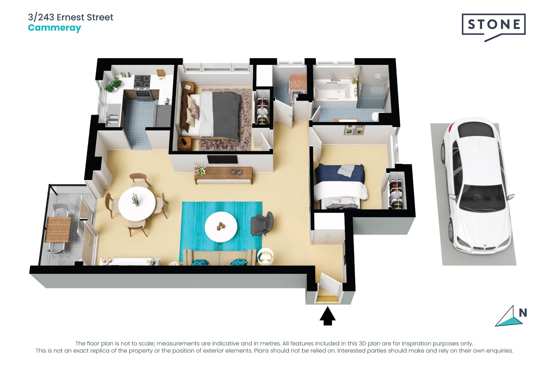 Spacious Light Filled Apartment