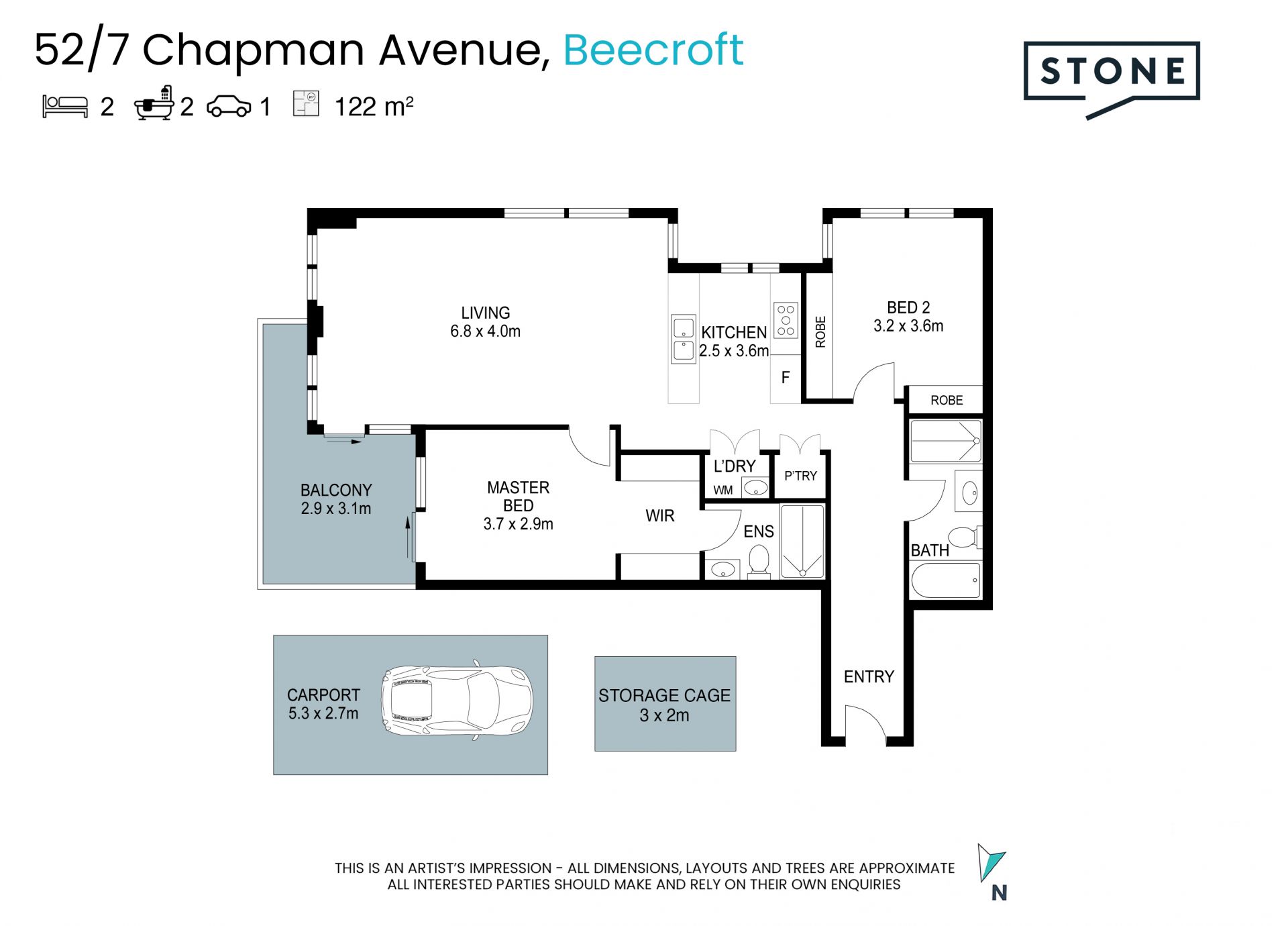 Stylish apartment in Beecroft's vibrant hub