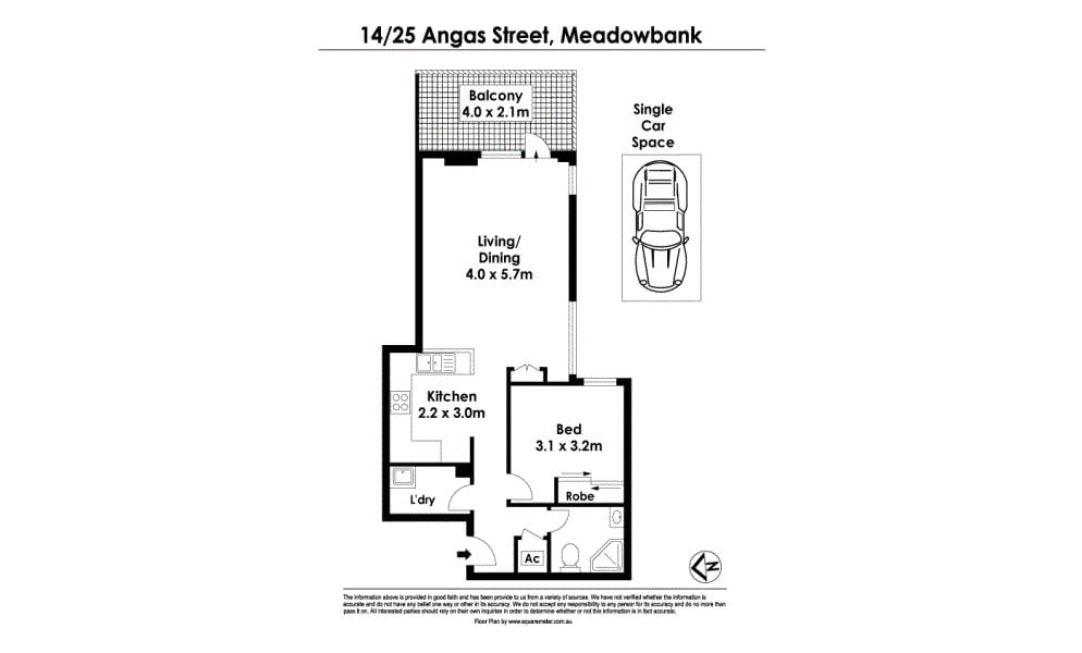 Modern 1 Bedroom + Study Apartment in the Heart of Meadowbank