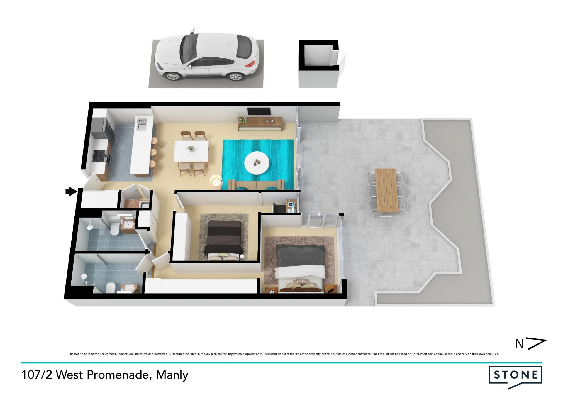 Modern Garden Apartment in the Heart of Manly