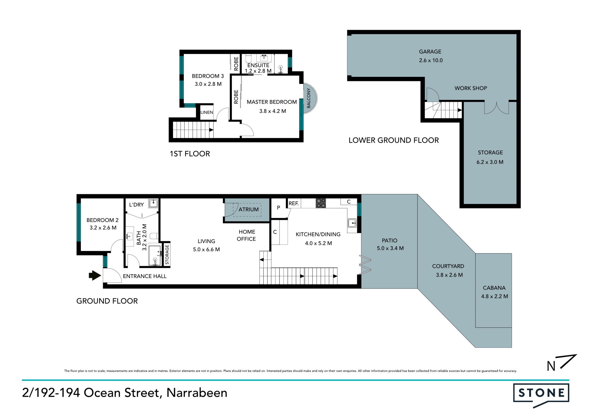Stunning beachside townhome with North-facing tropical oasis