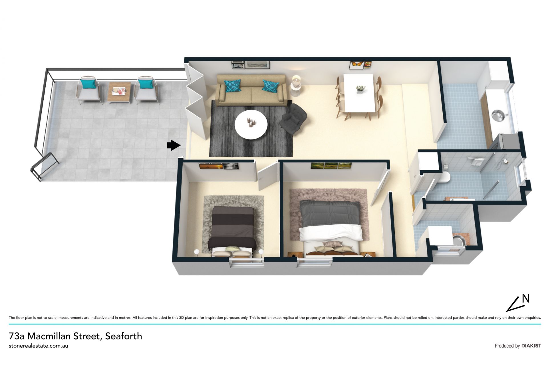 Apartment style garden flat