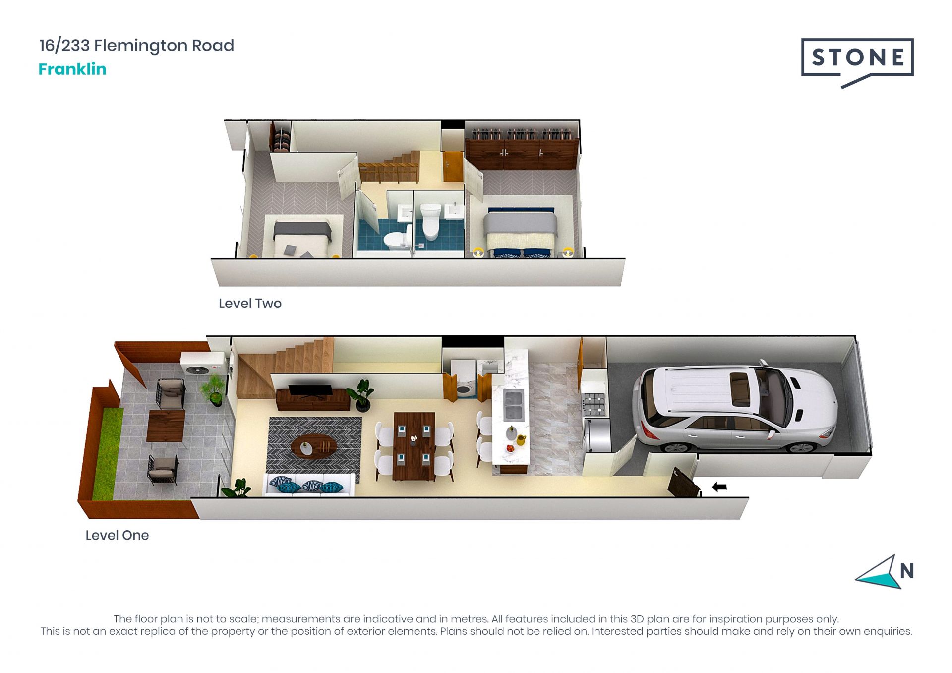 Modern two-bedroom townhouse in Franklin
