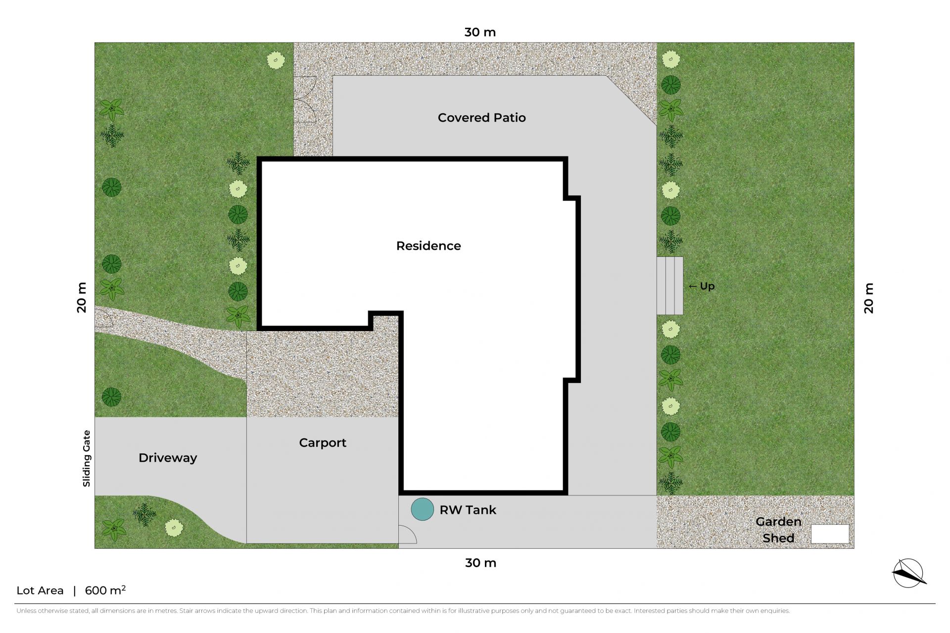 Extended outdoor space with wonderful outlook
