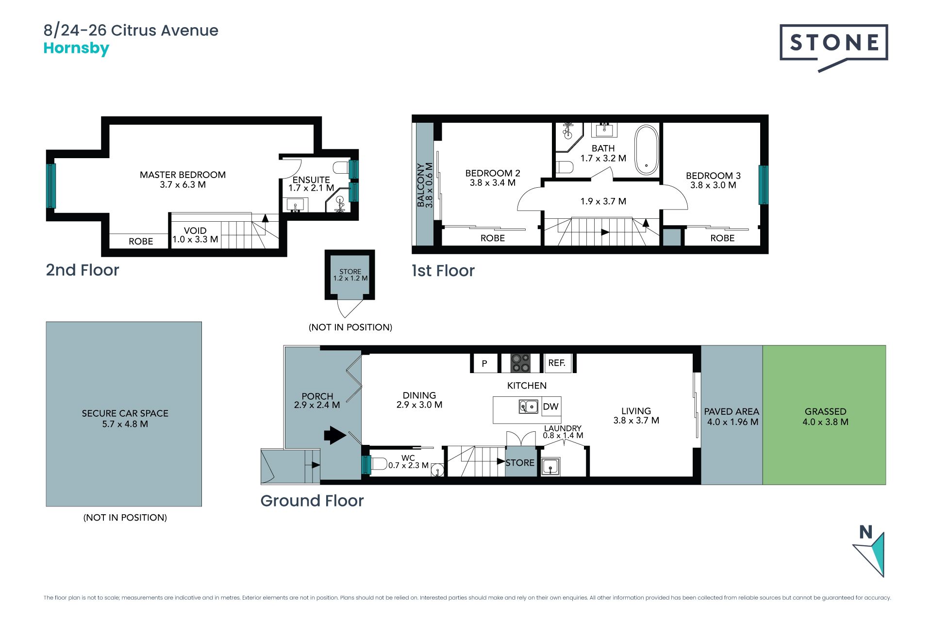 Brand new 3-storey, 3-bedroom luxury home