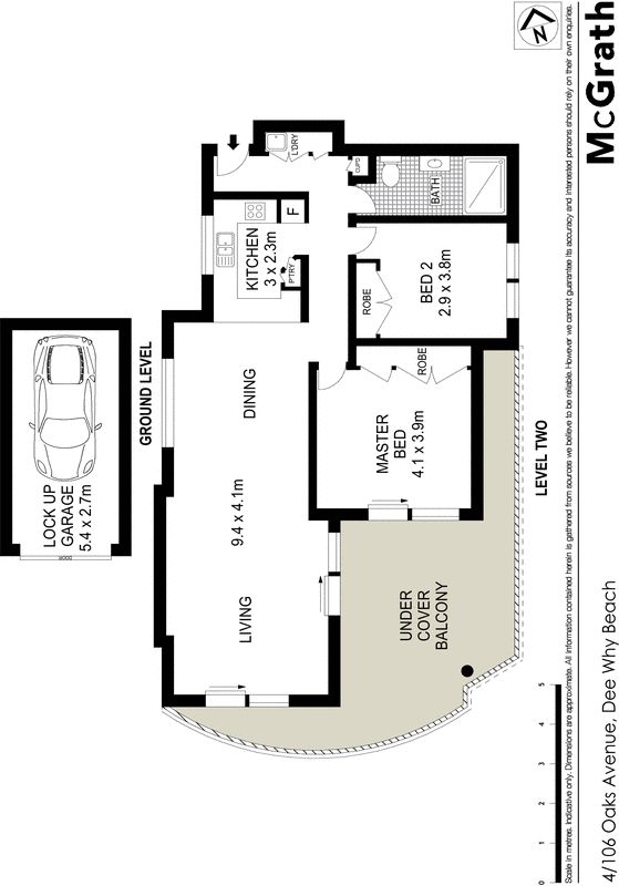 Spacious apartment living metres to the surf