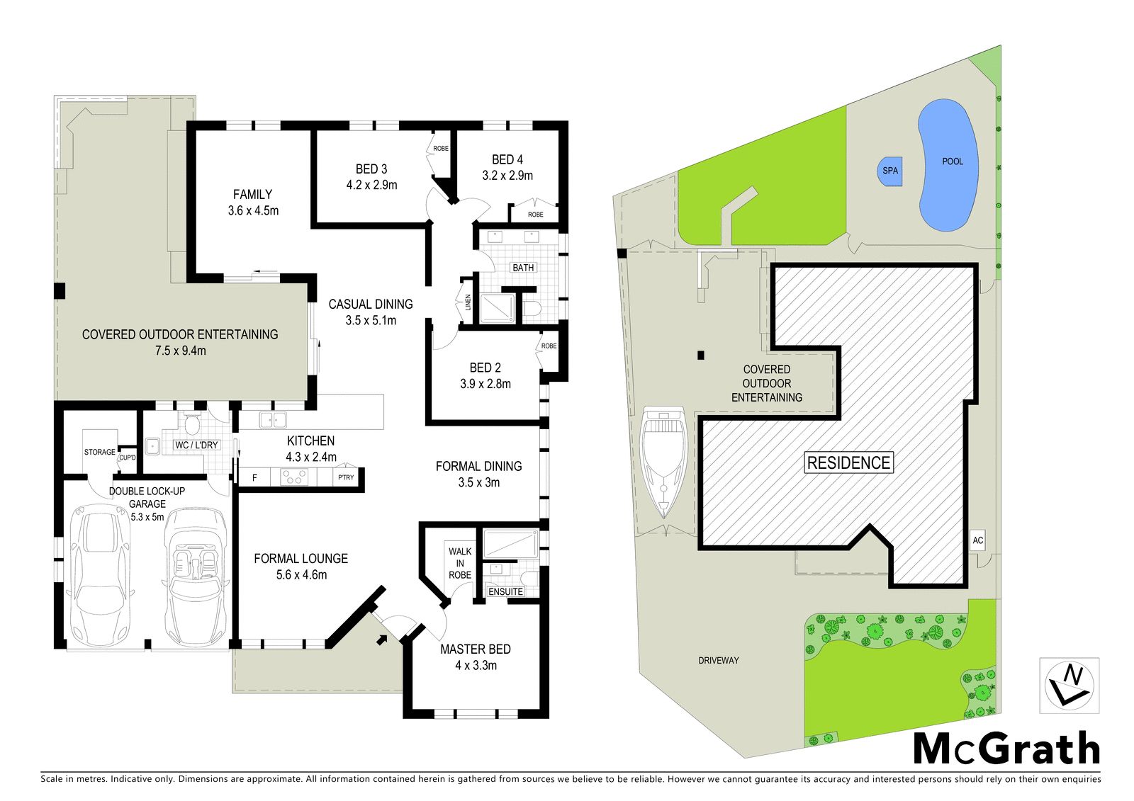 Sleek family entertainer in an exclusive street