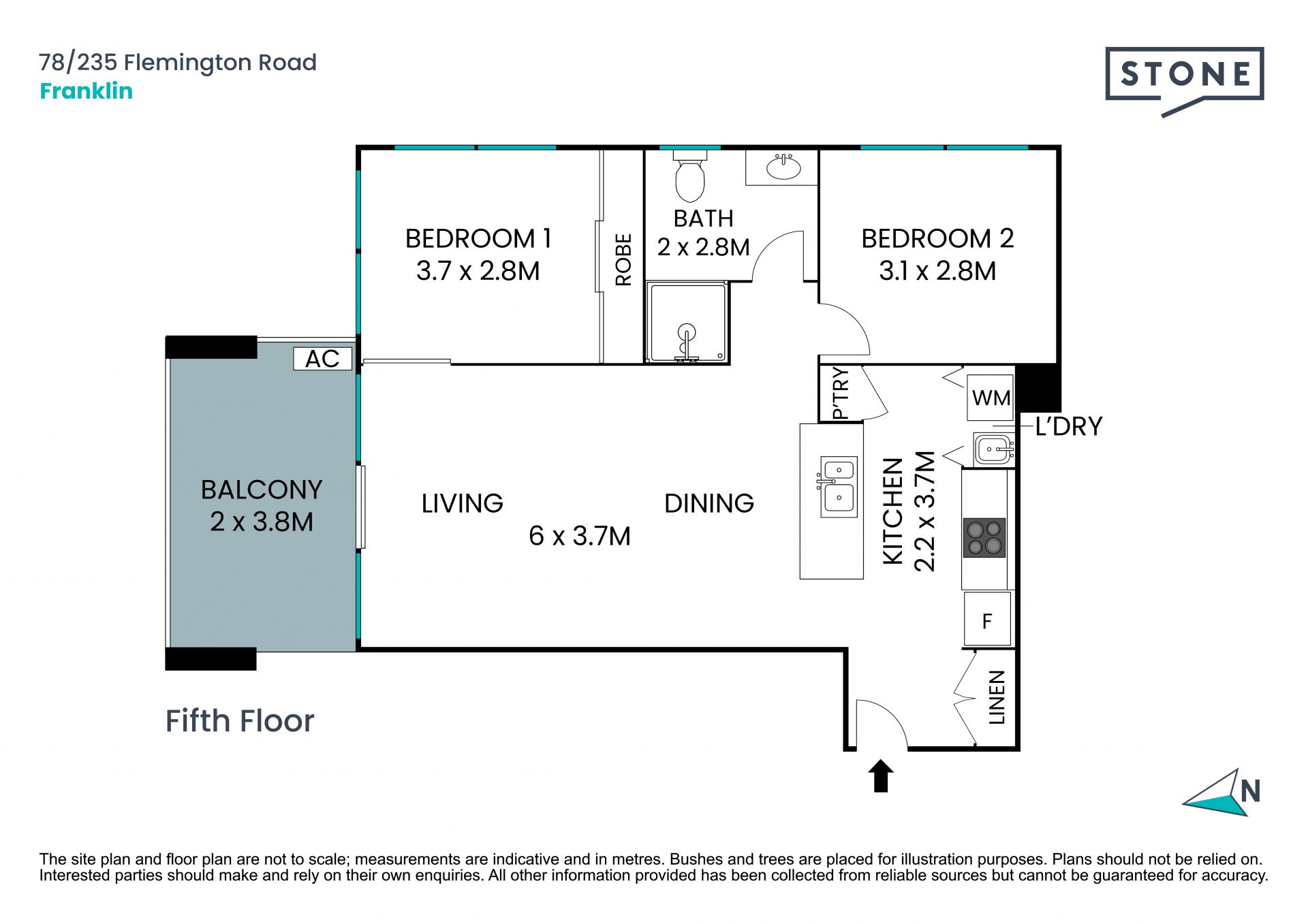 Top Floor living in the heart of Franklin.