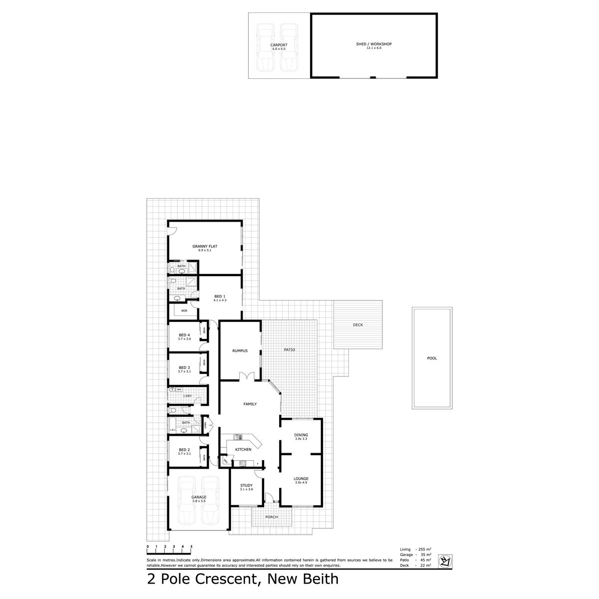 MASSIVE SHED, POOL, POTENTIAL GRANNY FLAT