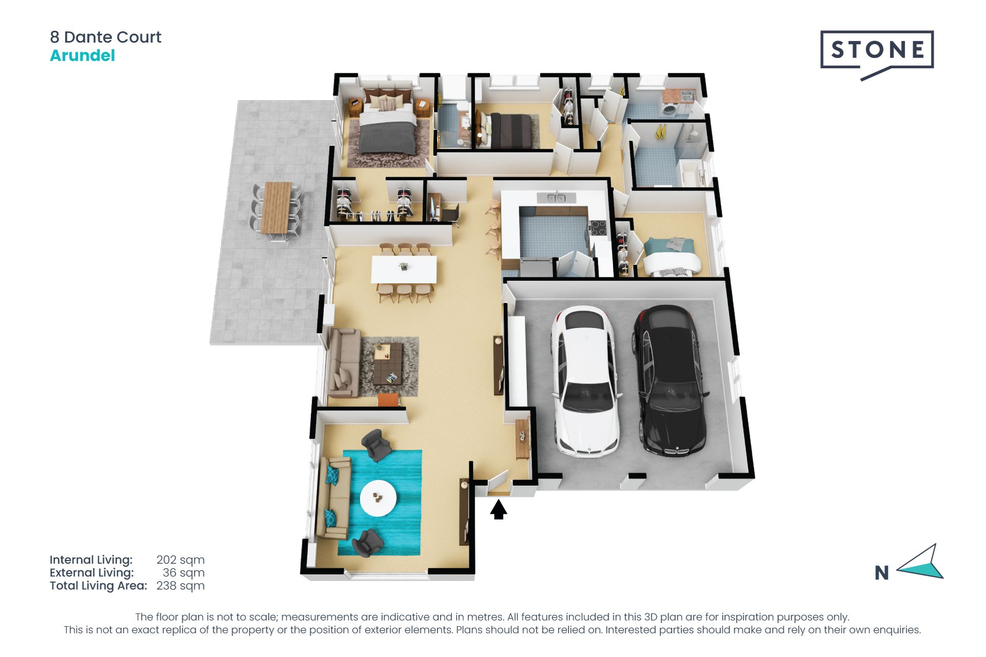 Captivating family home in central, sought-after locale...