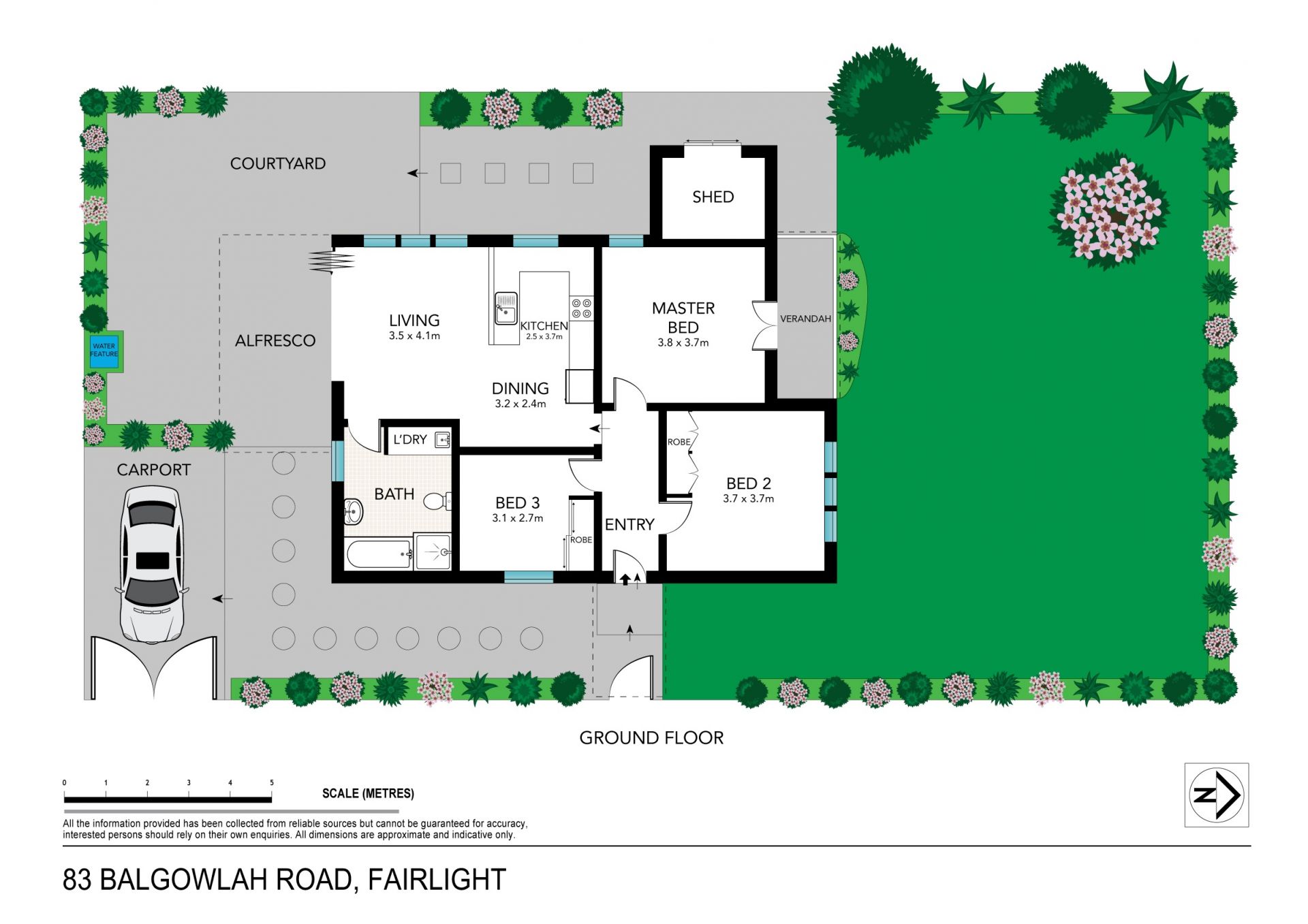 Gorgeous character home set amid child-safe gardens