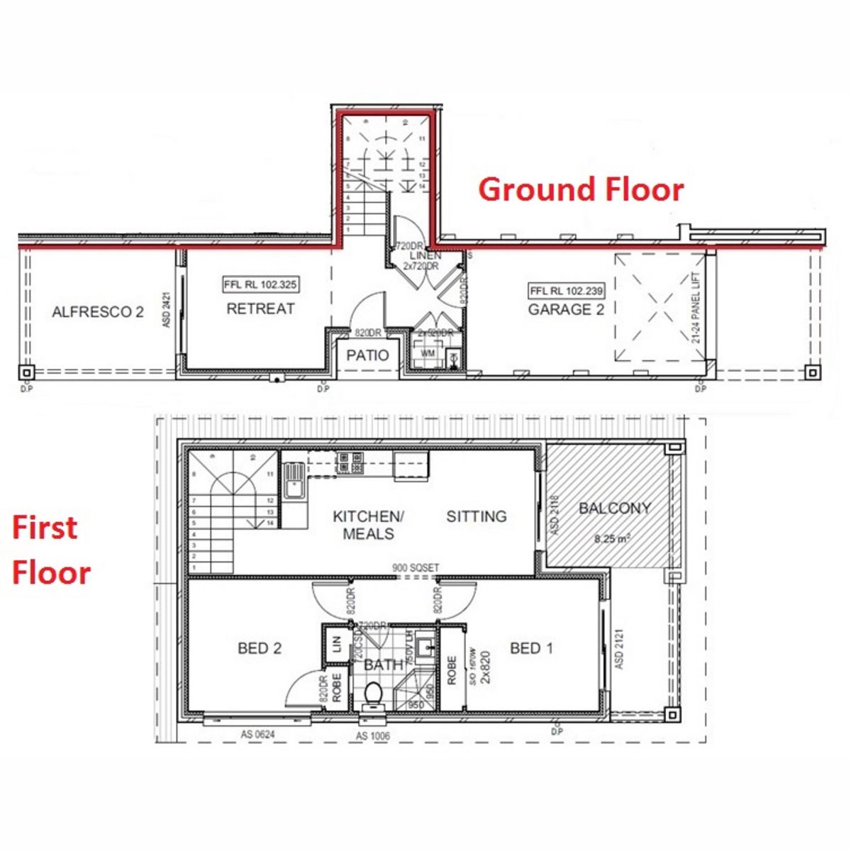 Modern Two Bedroom Duplex in Gledswoods Hills.