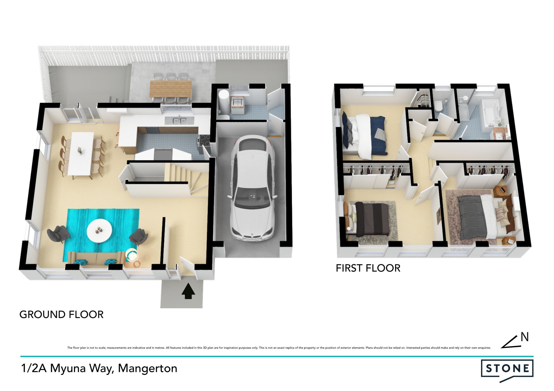 Low maintenance townhouse enjoys northerly aspect