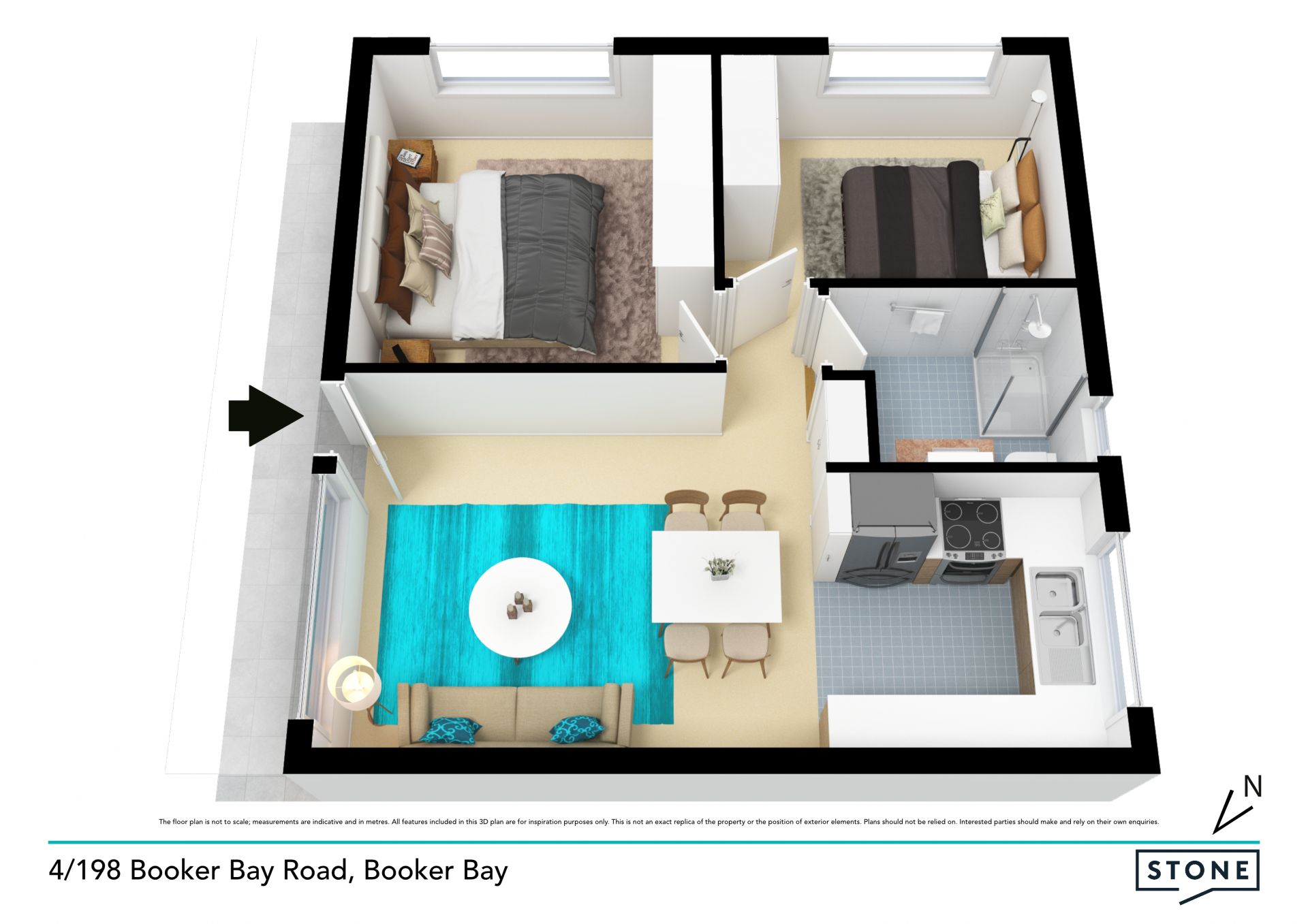 Prime position in sandy waterfront complex