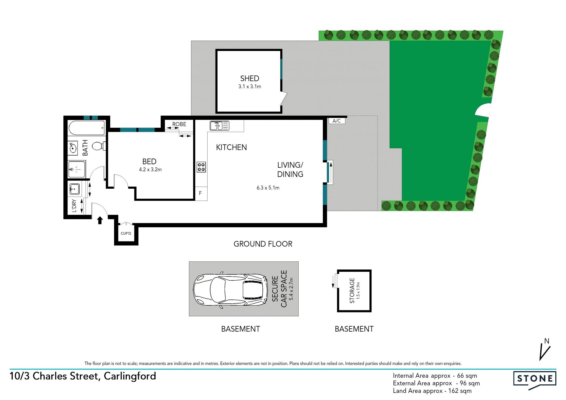 Enormous rear garden apartment zoned for Carlingford West
