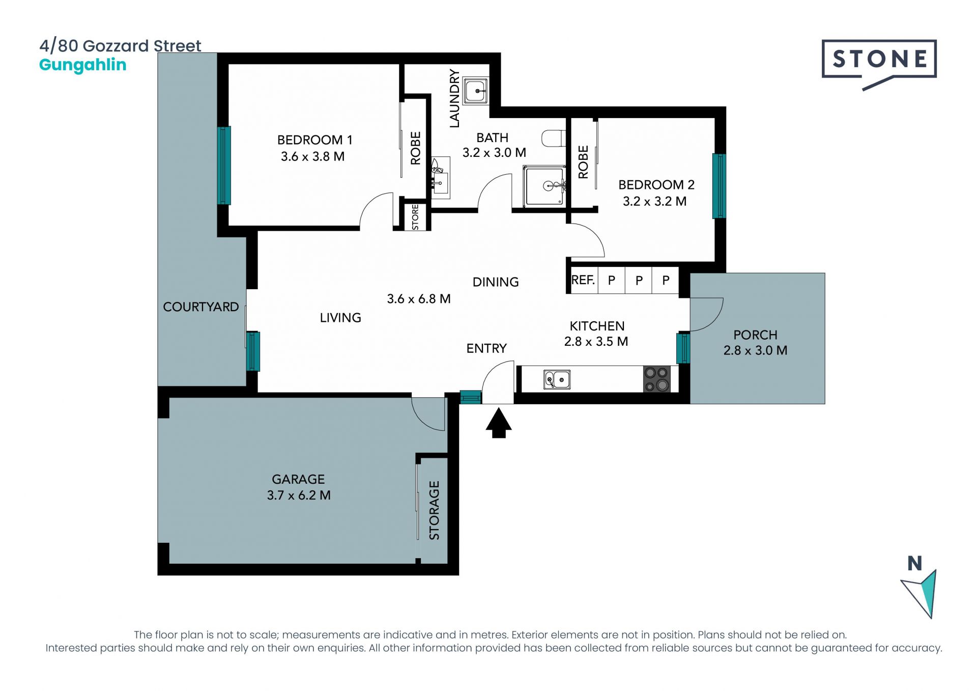 Ground floor two bedroom apartment in the heart of Gungahlin