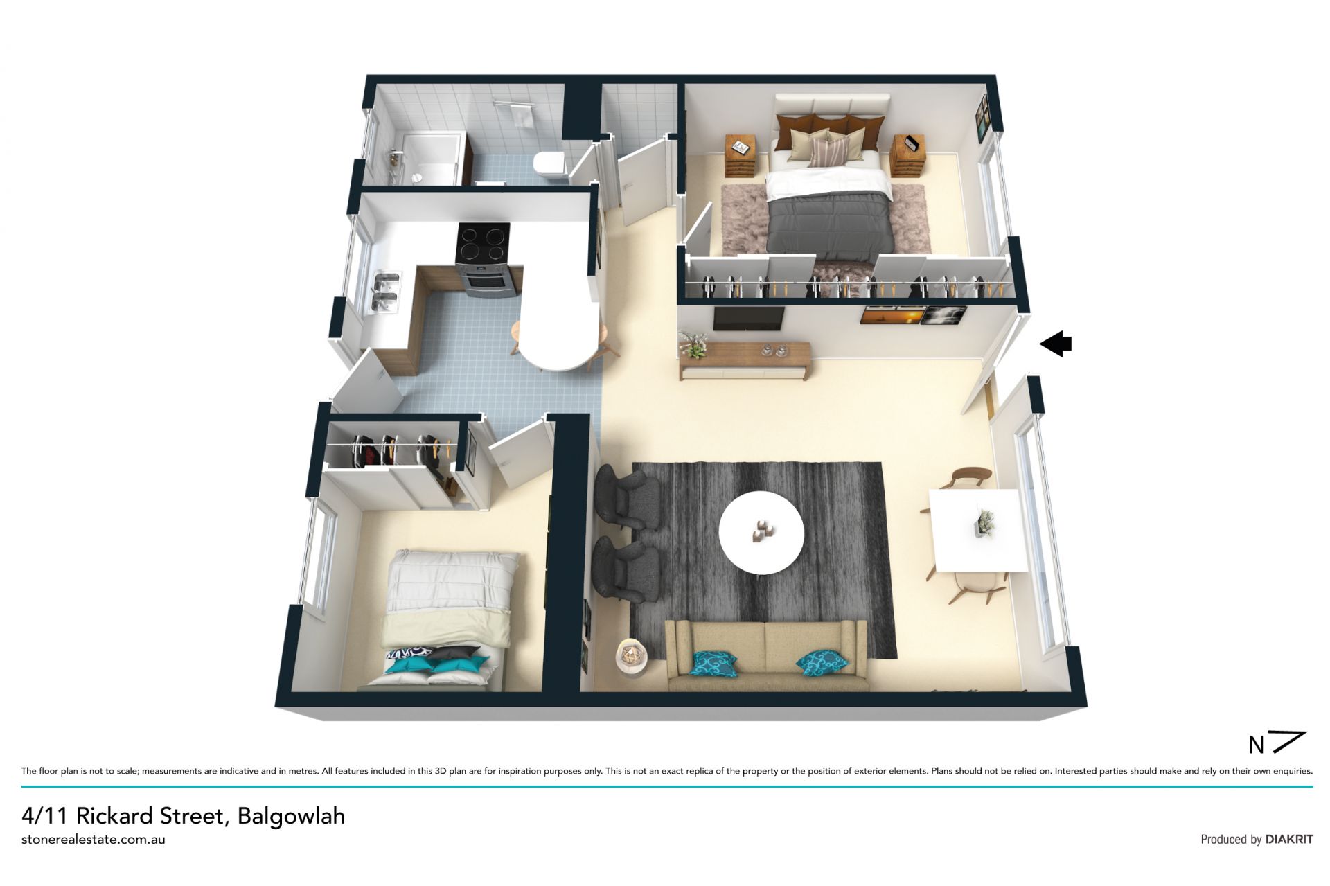 Bright and modern lifestyle pad of convenience
