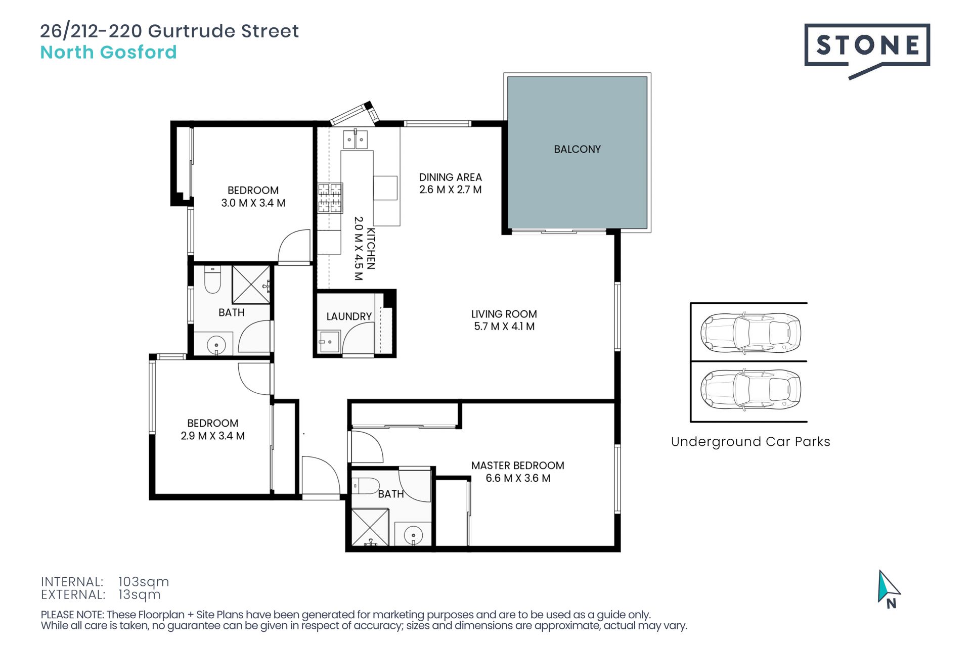 Spacious 3 Bedroom Apartment