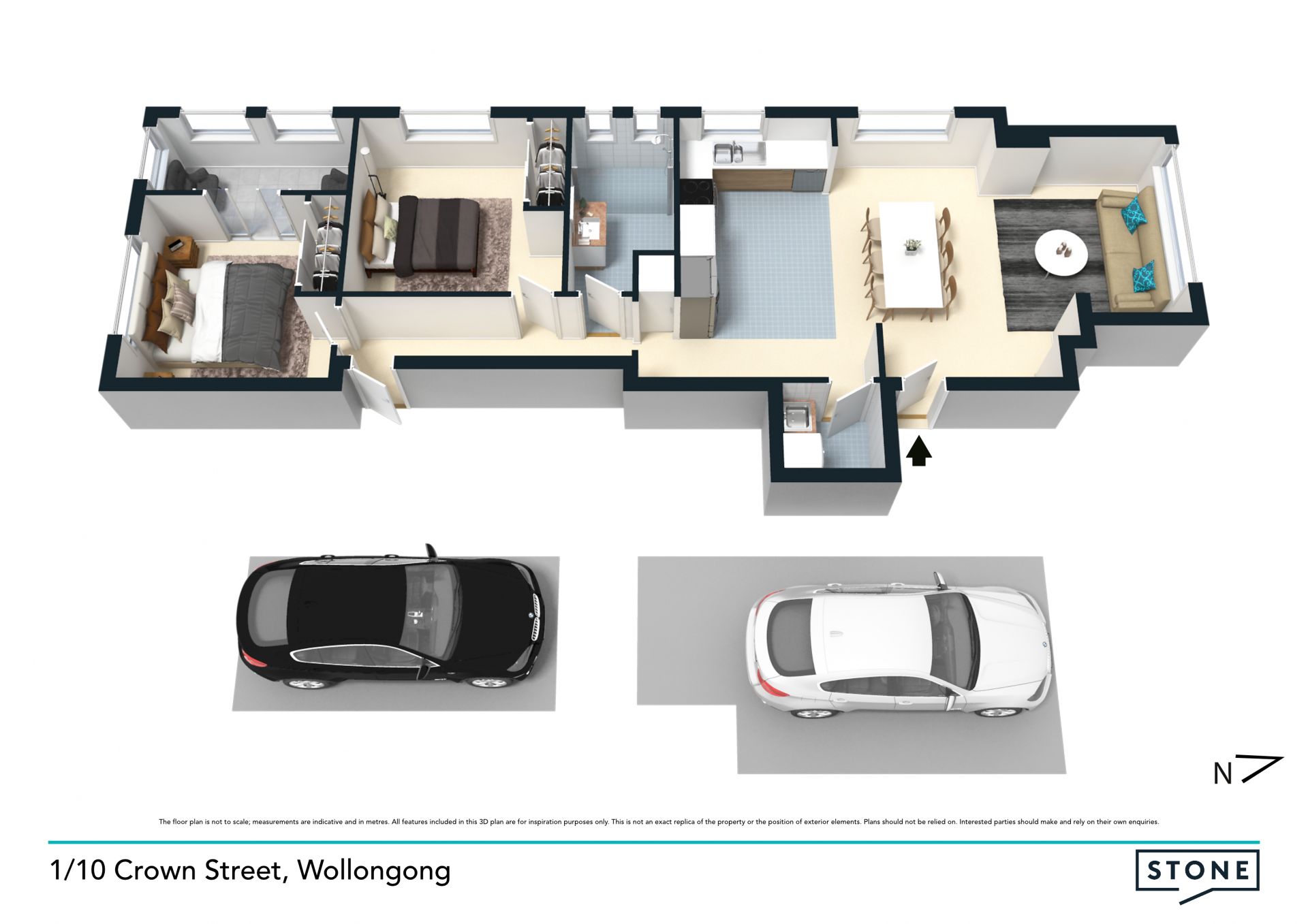 Enticing city haven at prized Crown Street address