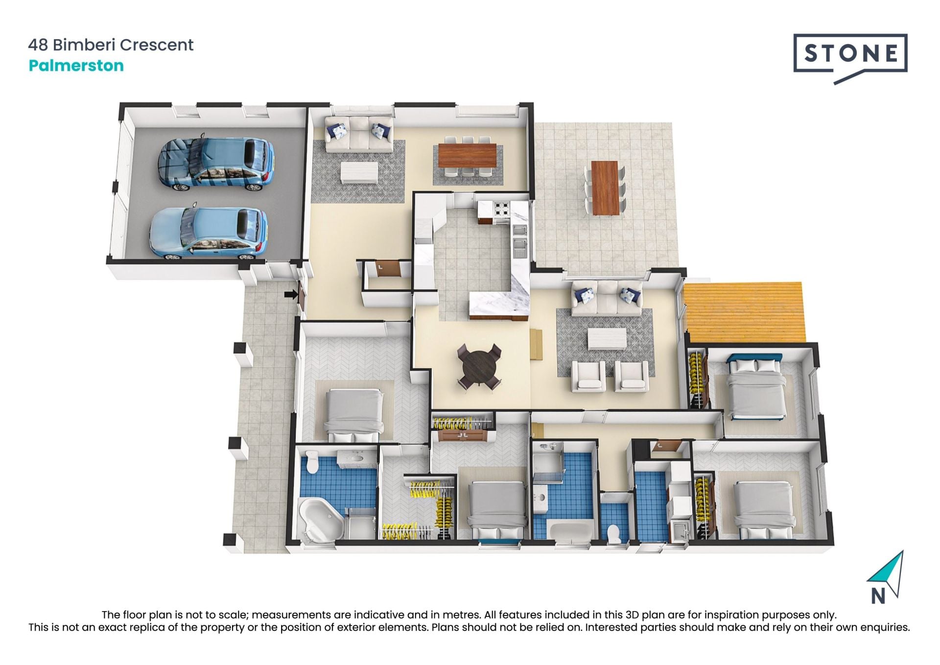 Refreshed family living with exceptional space and versatility