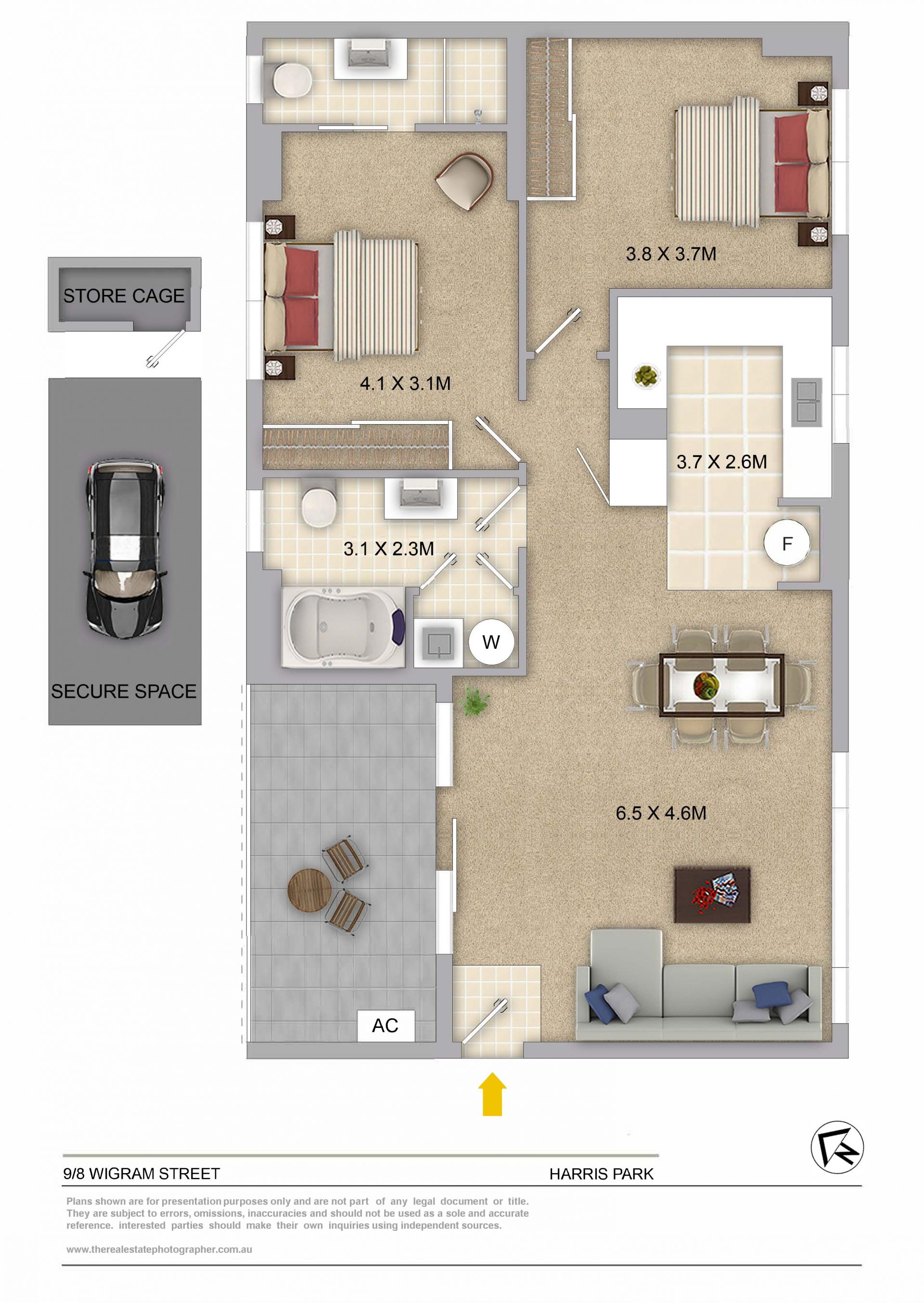 modern north facing apartment