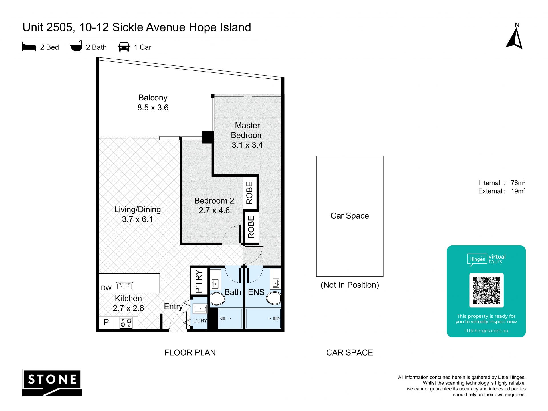 Luxury apartment situated in beautiful Hope Island...