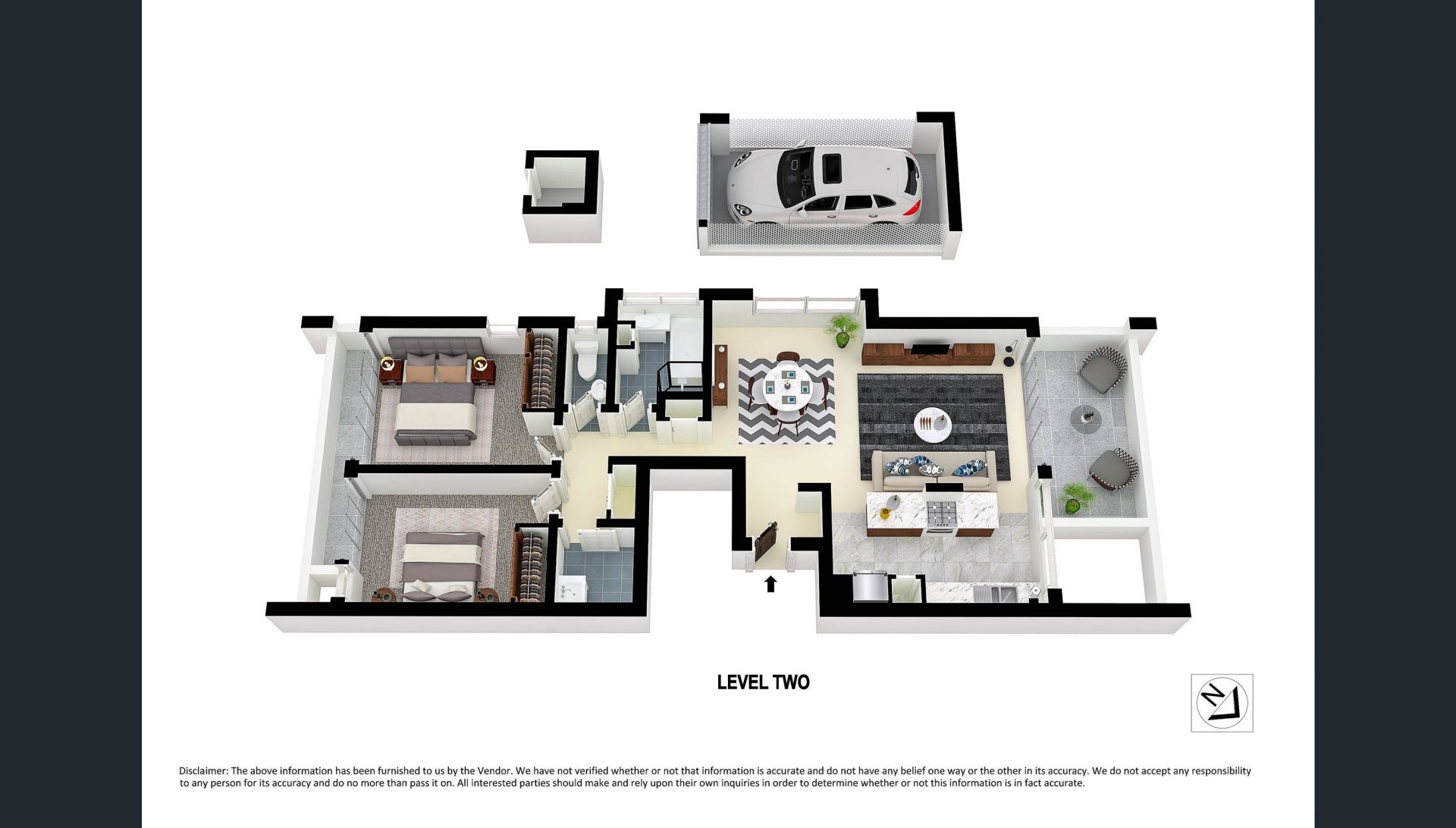 Lovely Two Bedroom Unit