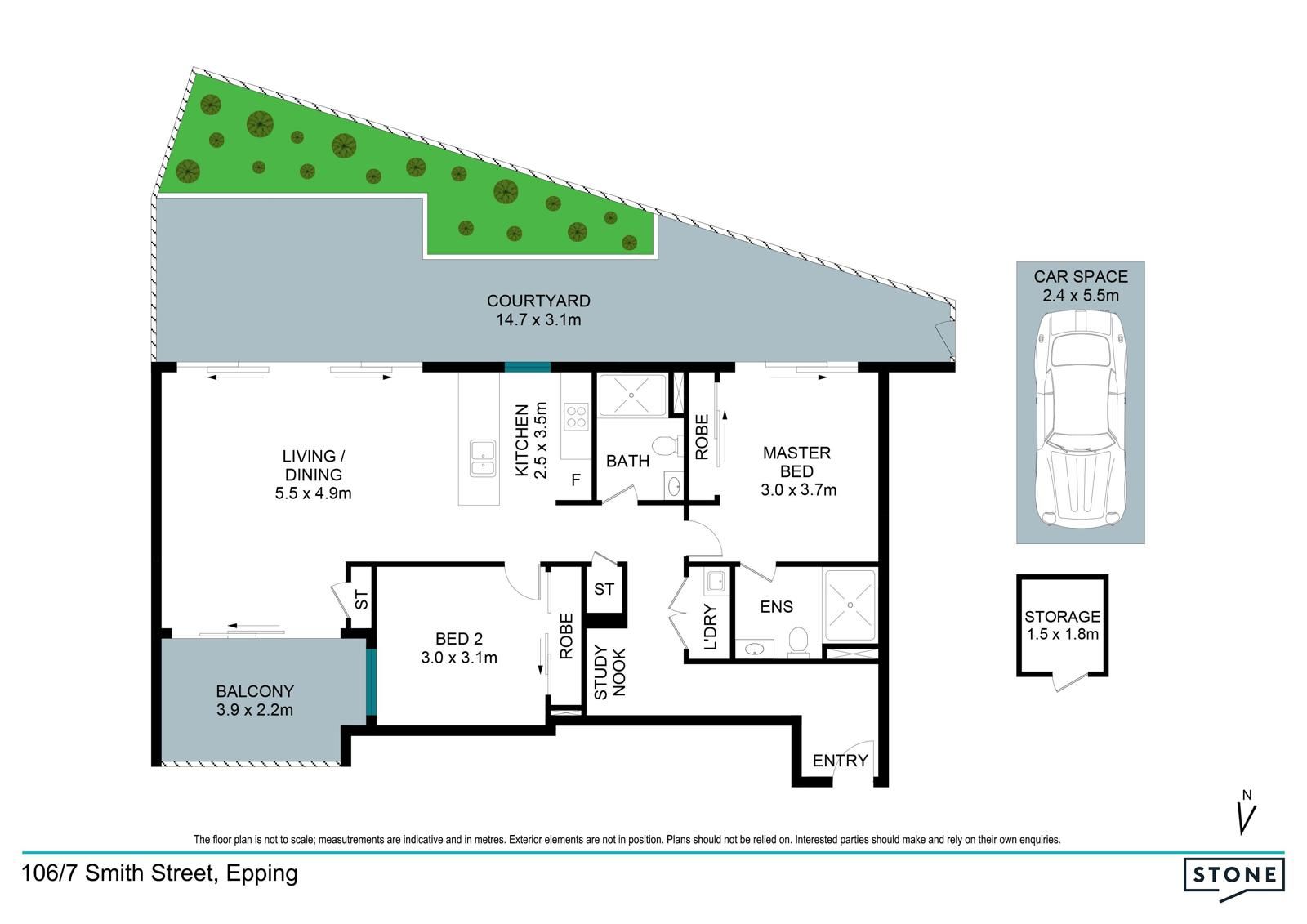 Brand New Spacious 2-Bedroom Apartment in the Heart of Epping