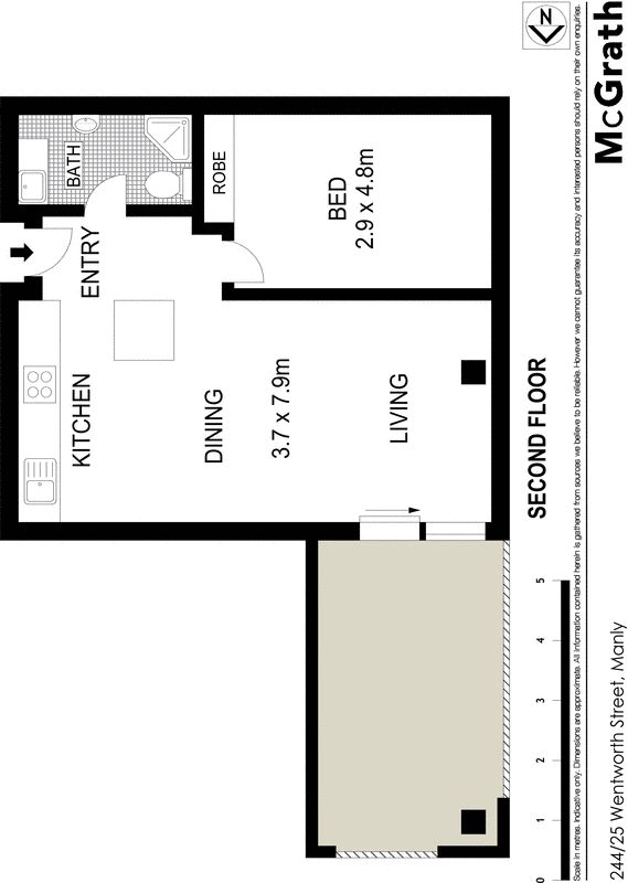 Spacious one bedder in the heart of Manly