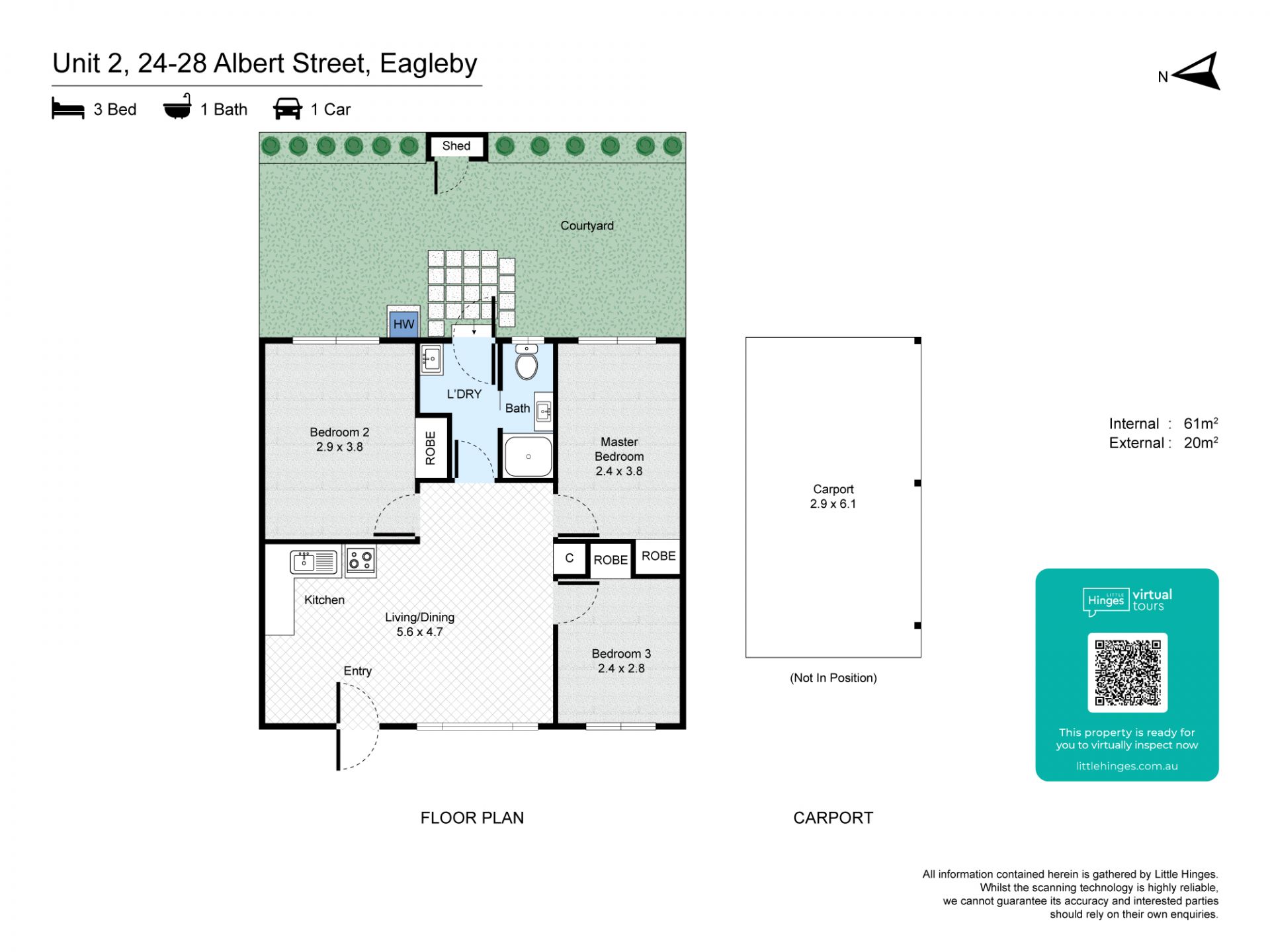 Well-Situated Unit, Available NOW!