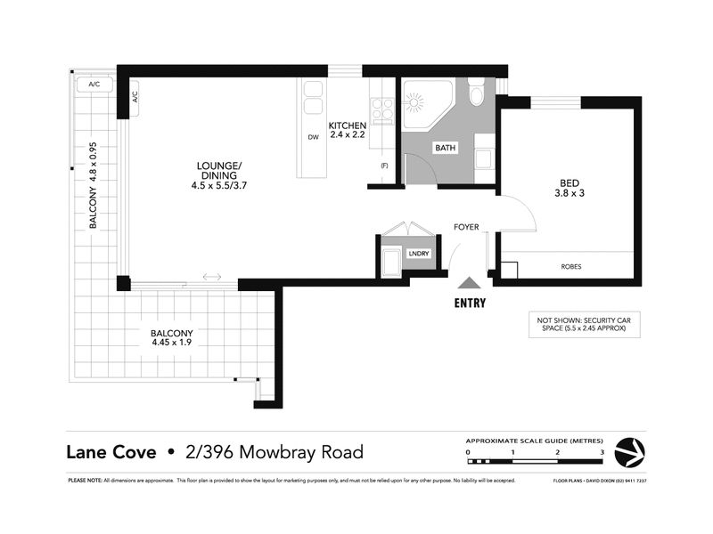 2/396 Mowbray Road - Luxurious 1 bedroom unit