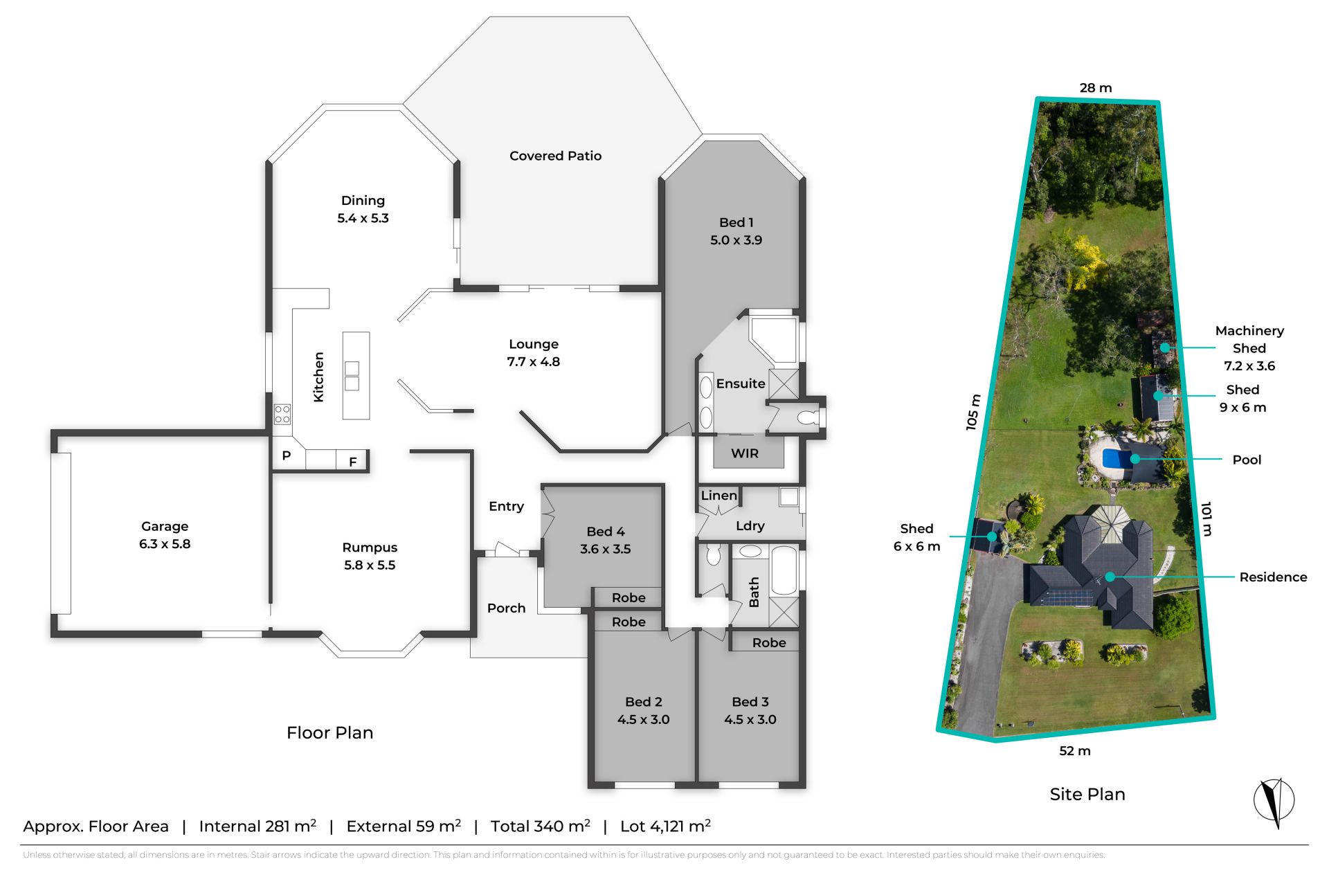 LIFESTYLE CHANGE? GREAT HOME SET ON 4,121M2