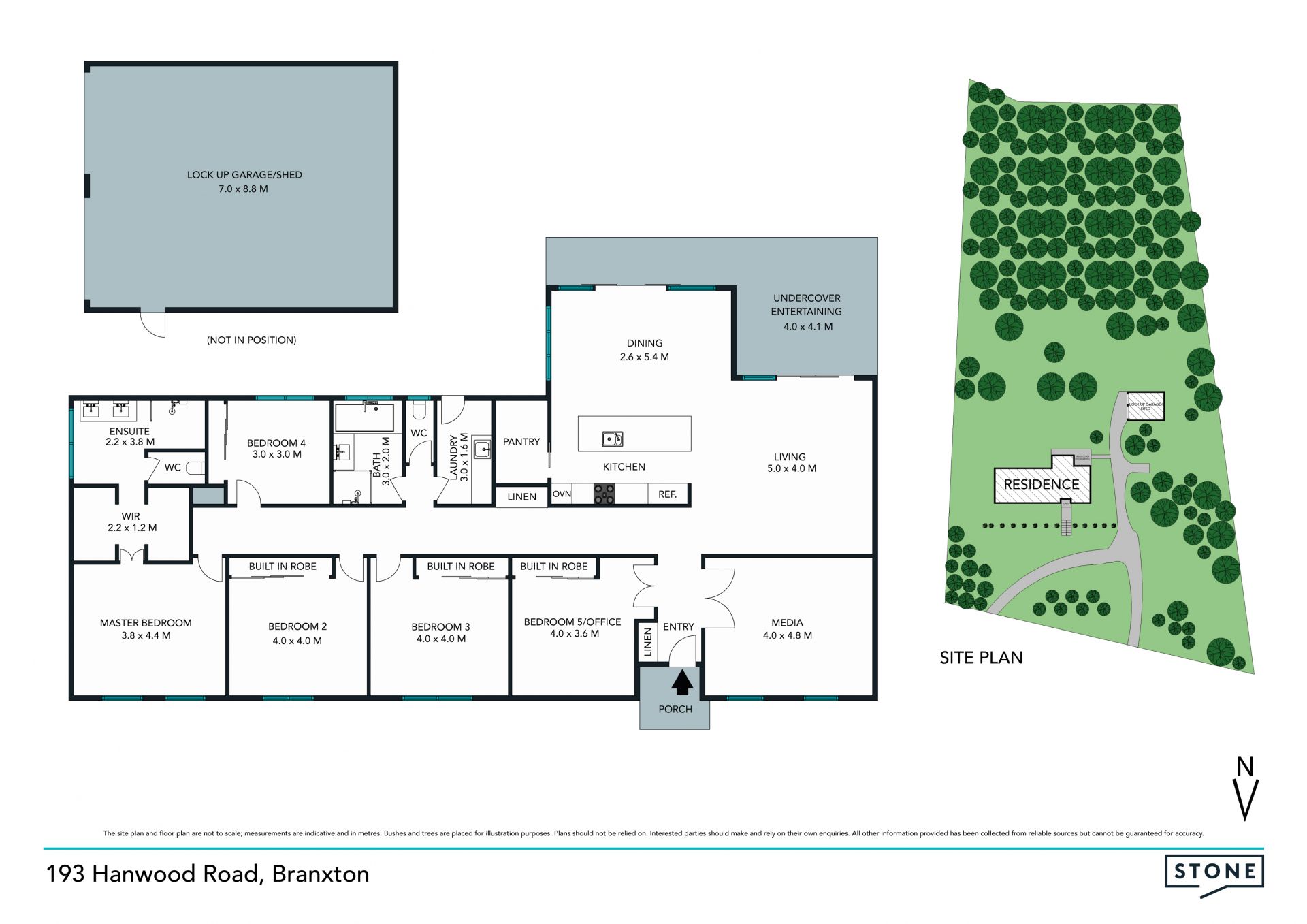 Contemporary homestead with rare creek frontage