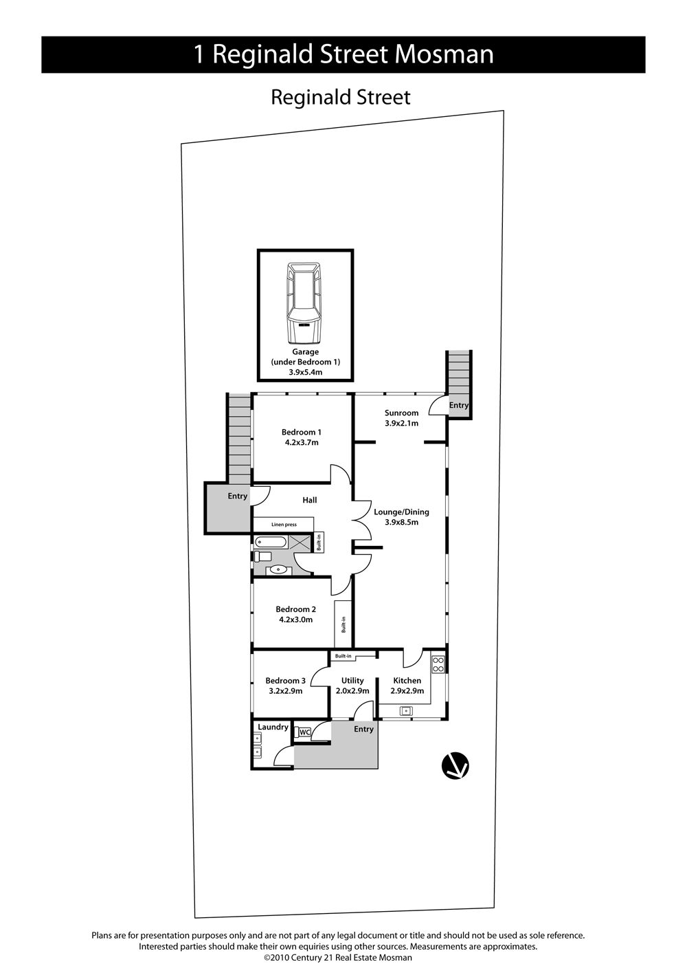 Potential packed freestanding home