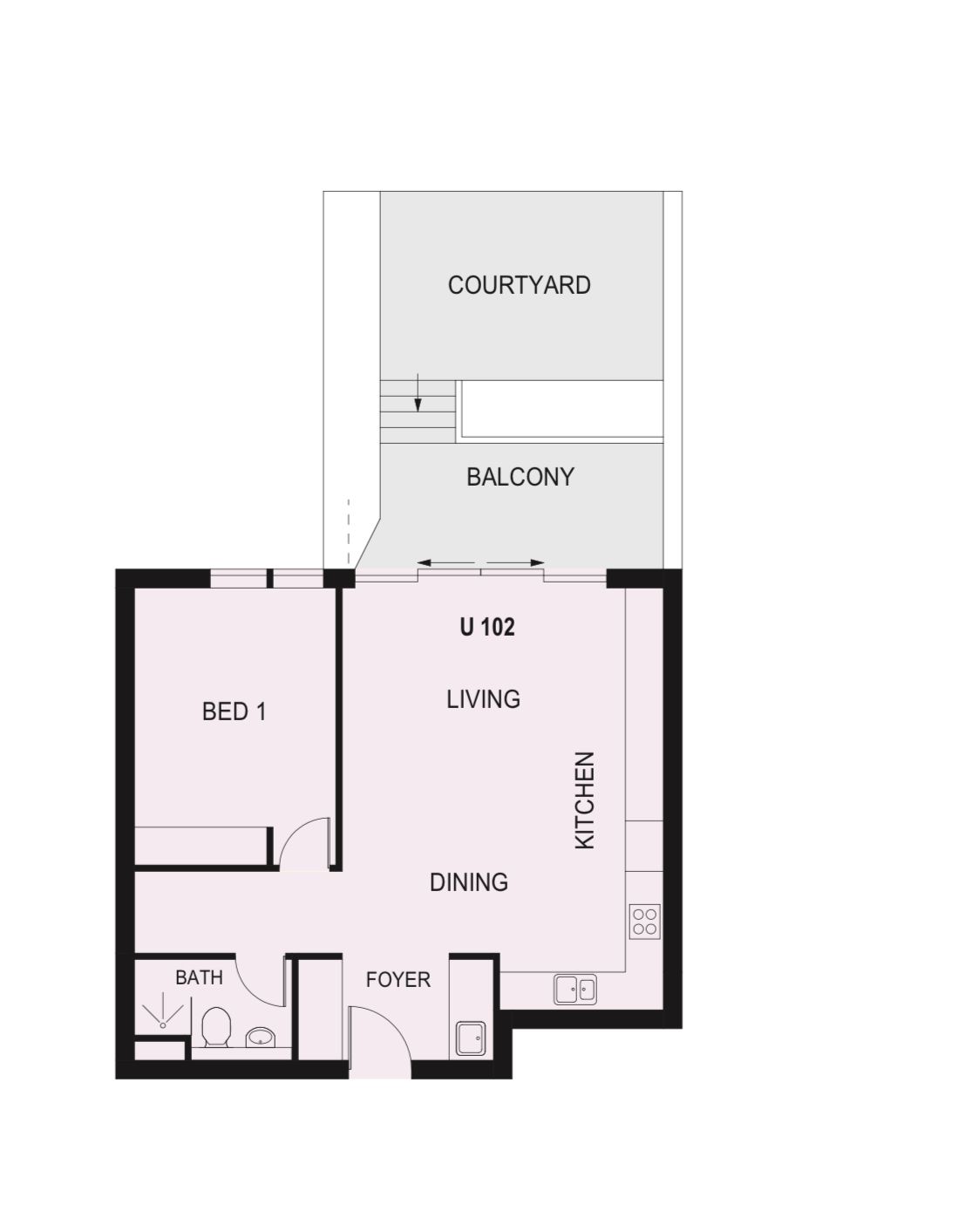 Bright & Cozy Oversized One Bedroom Apartment – Great Location!