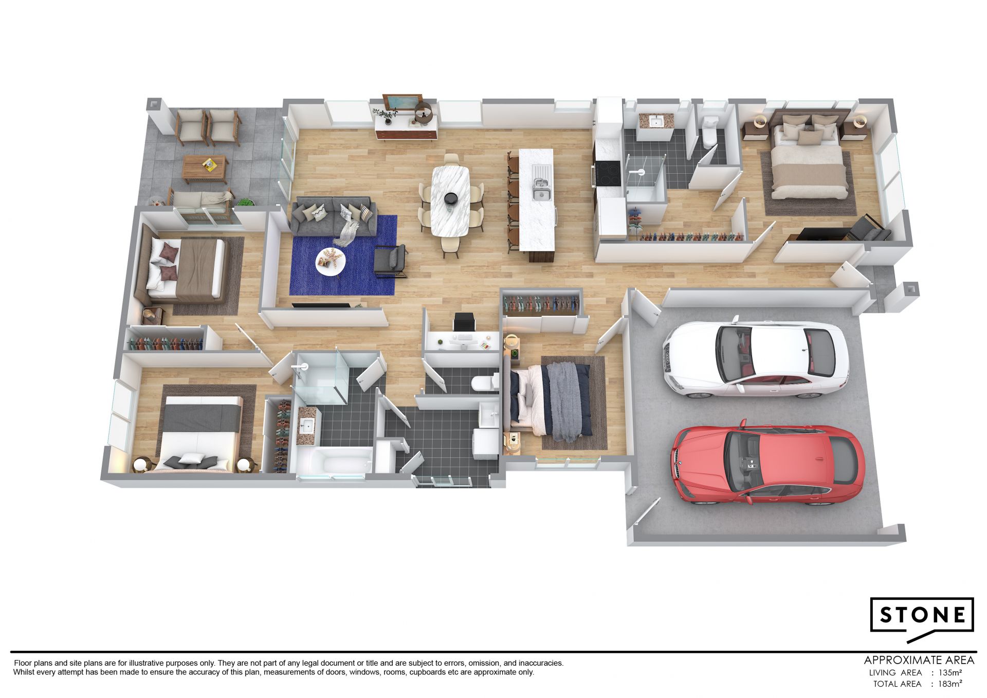 Picture perfect, vacant, and move-in ready.