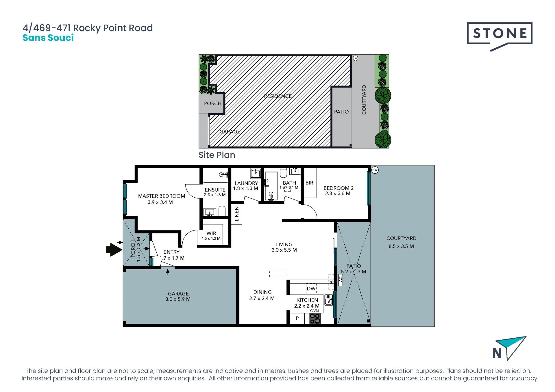 Double brick villa in a small complex of 5