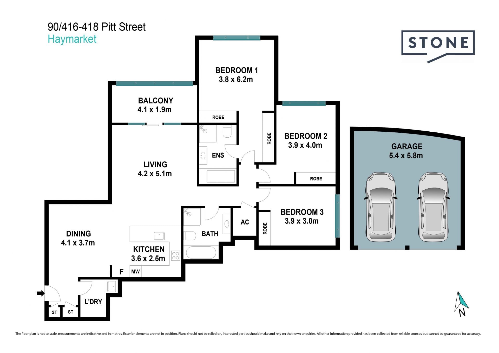 HEART OF CBD LIVING, FULLY RENOVATED, PERFECT CONDITION,3X BEDROOMS, 2X BATHROOMS, 2X LUG