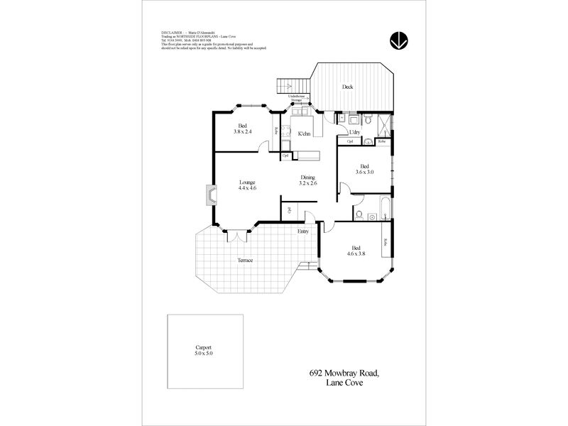 SOLD - TERASE CALLIGEROS 0418 245 874, CARLO PALAMARA 0411 644 216